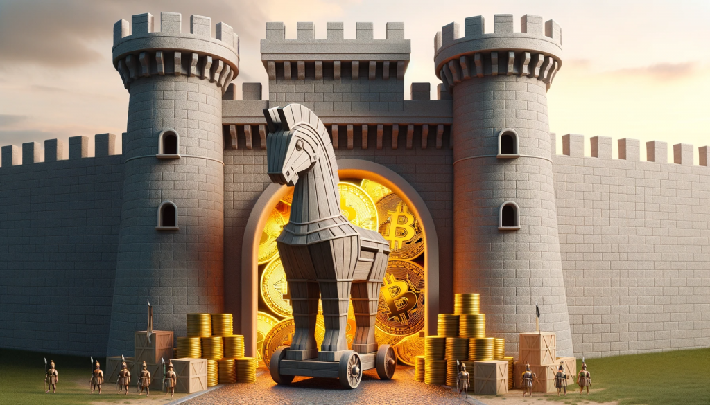 Trojanisches Pferd Bitcoin